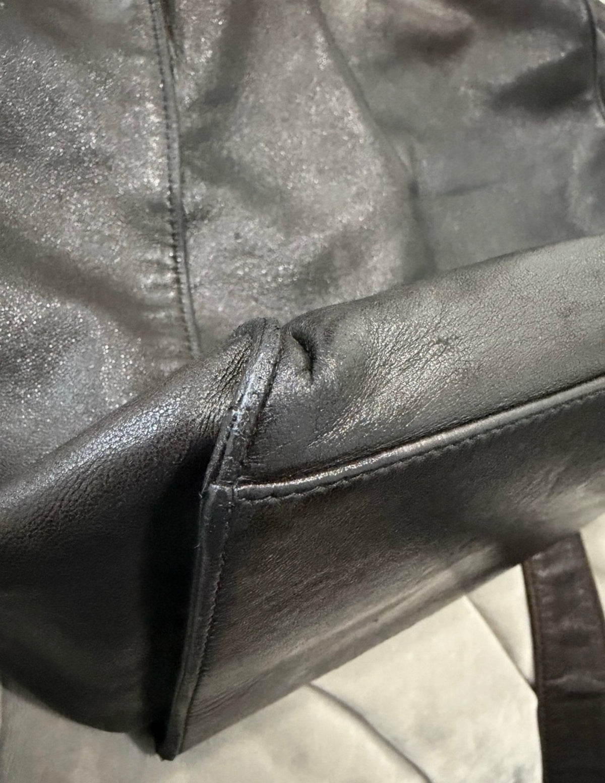 Chanel Mongolian Brown Lambskin Bucket Bag