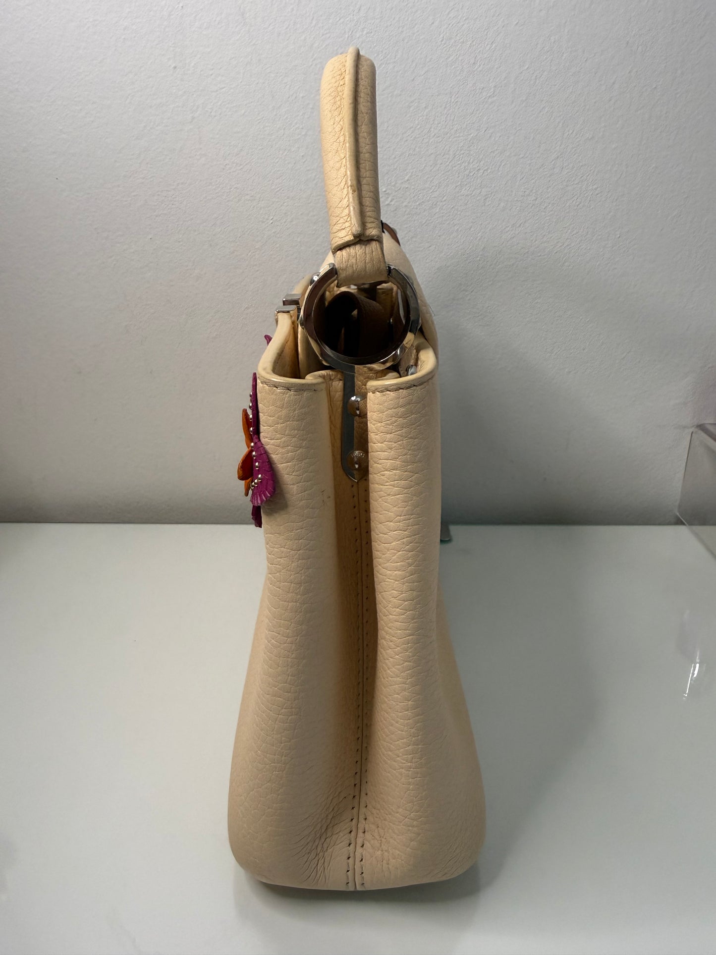 Louis Vuitton Taurillon Mechanical Flowers Capucines BB