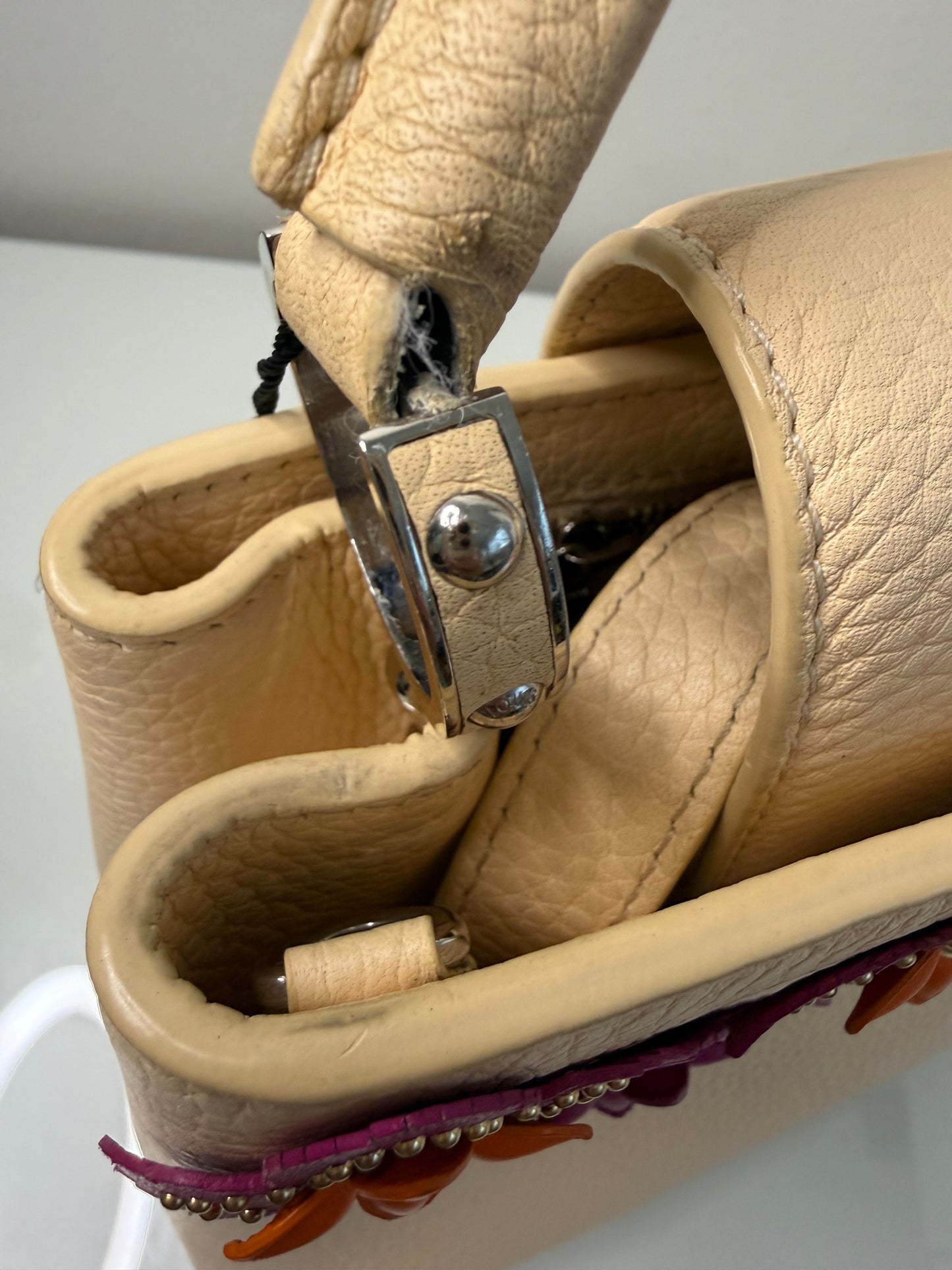 Louis Vuitton Taurillon Mechanical Flowers Capucines BB