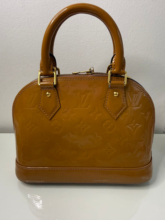 Louis Vuitton Vernis Camel Alma BB