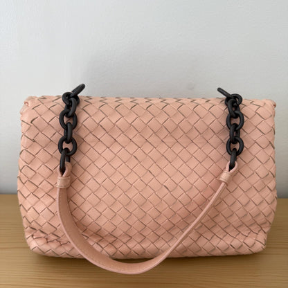 Bottega Veneta Olympia Intrecciato Leather Handbag