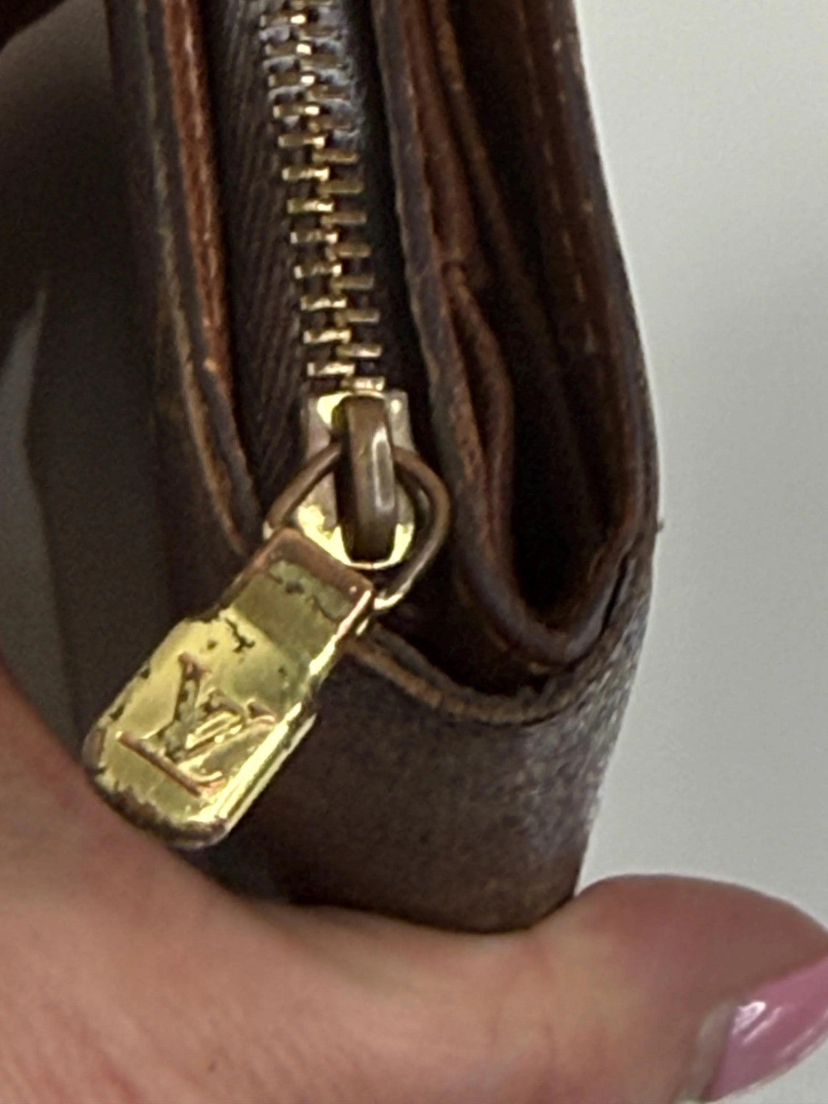 Louis Vuitton Vintage Monogram Compact Zipper Wallet