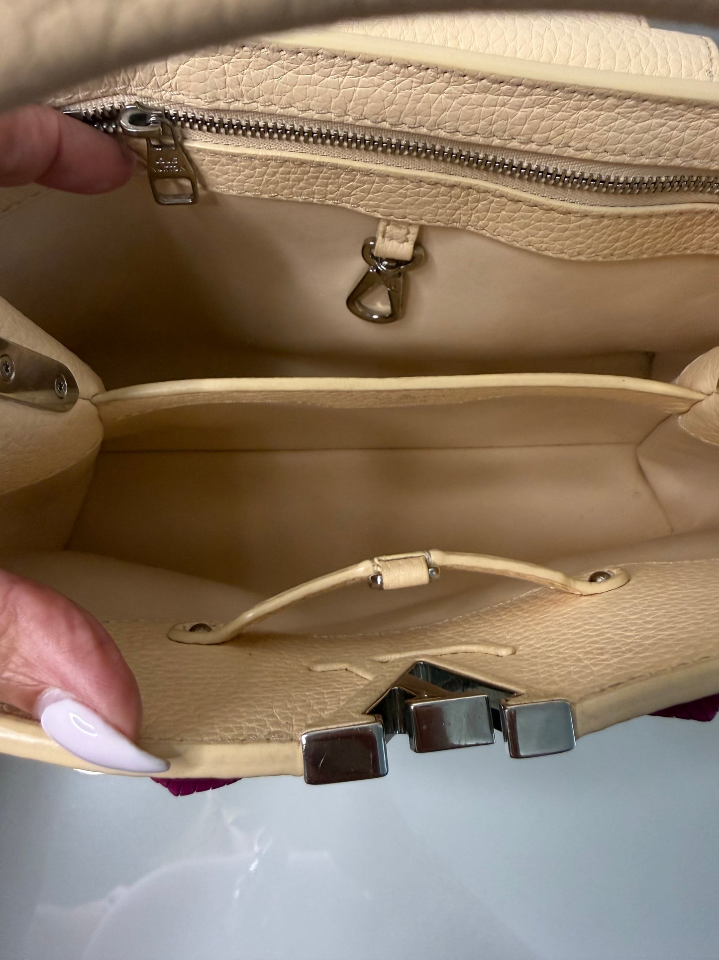 Louis Vuitton Taurillon Mechanical Flowers Capucines BB