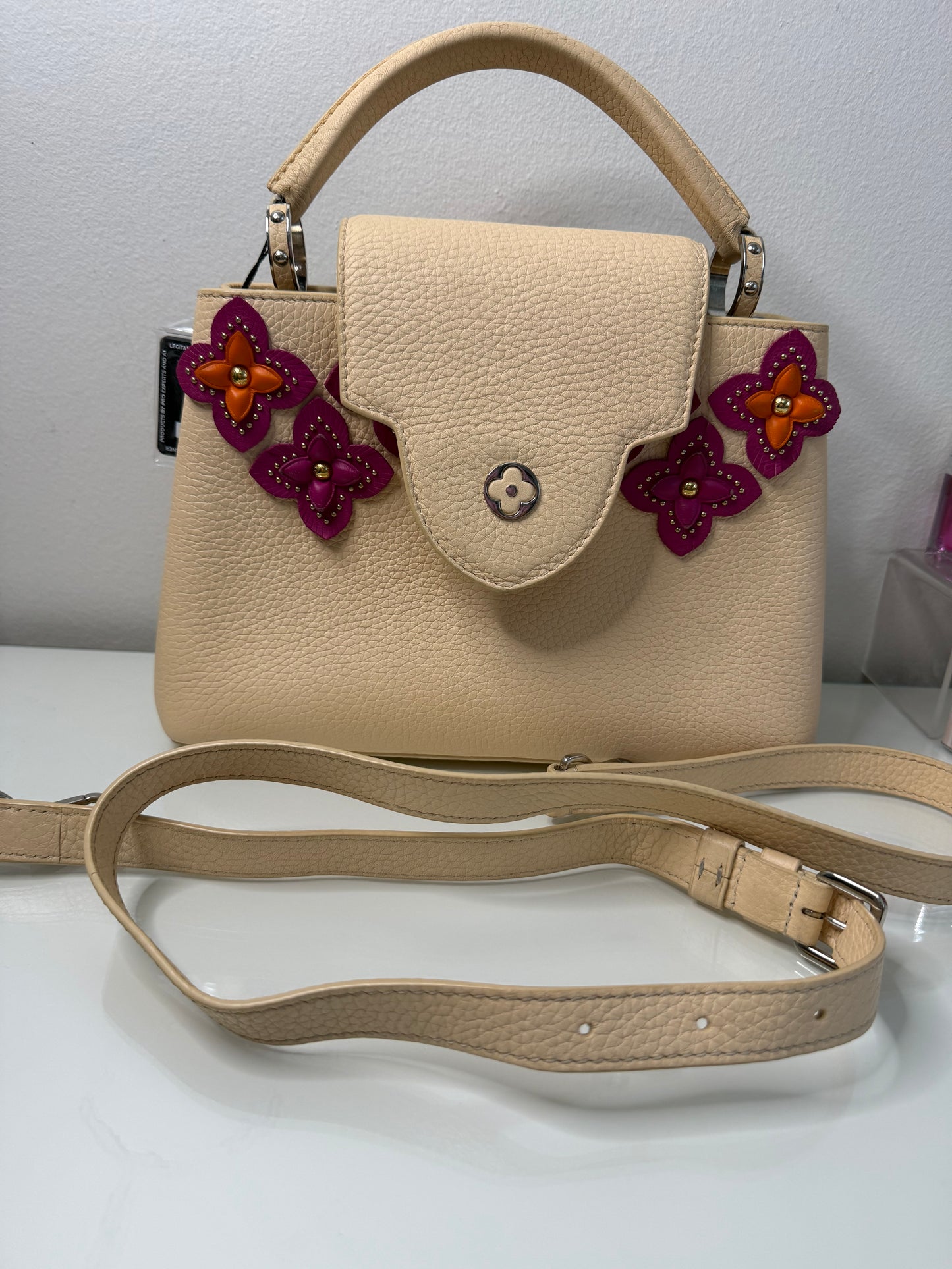 Louis Vuitton Taurillon Mechanical Flowers Capucines BB