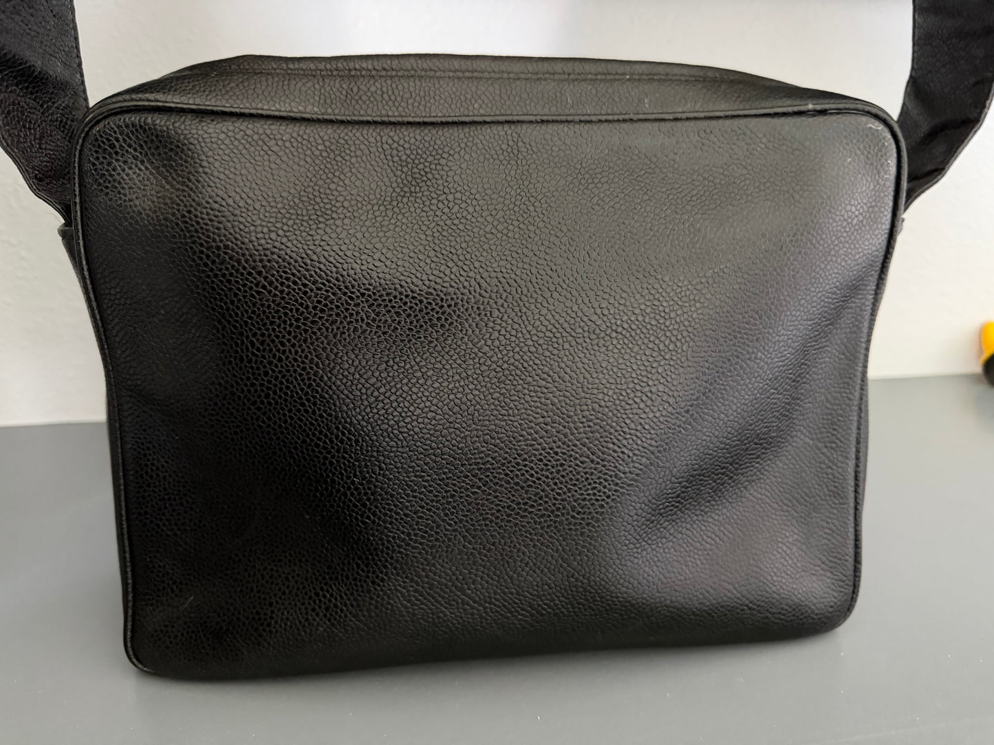 CHANEL Triple CC Black CaviarLeather Crossbody