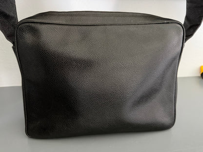 CHANEL Triple CC Black CaviarLeather Crossbody