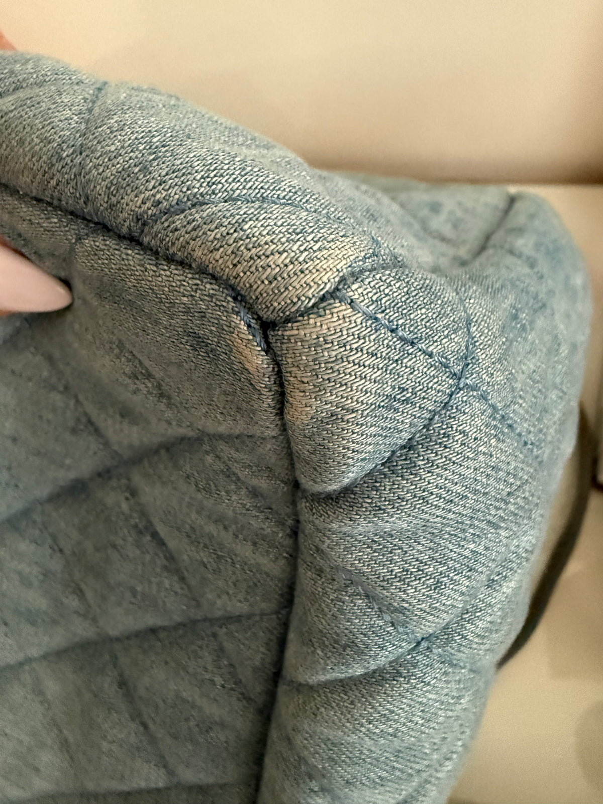 Chanel Denim Bucket Bag
