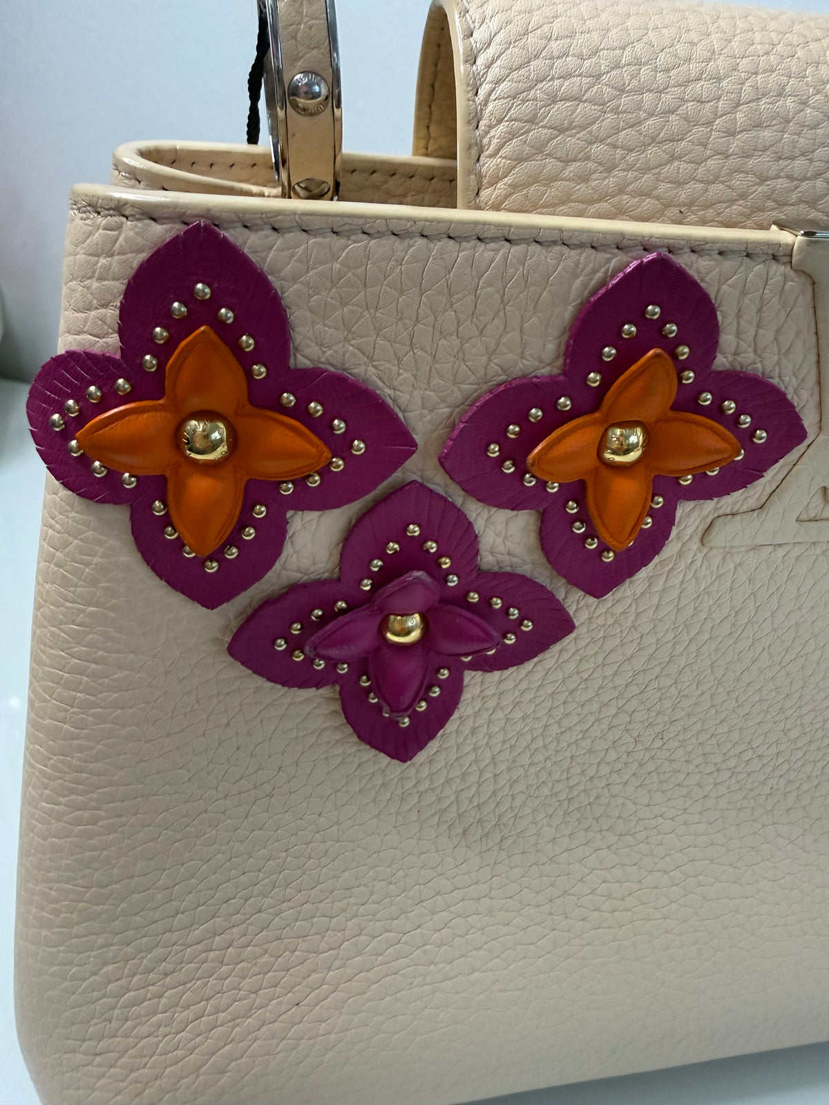 Louis Vuitton Taurillon Mechanical Flowers Capucines BB
