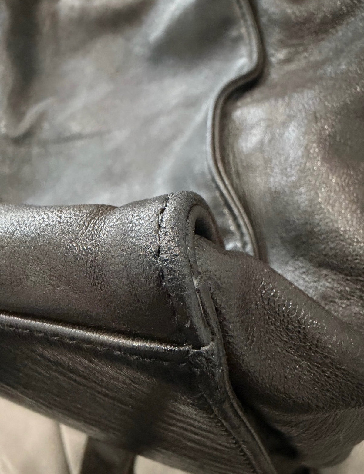 Chanel Mongolian Brown Lambskin Bucket Bag