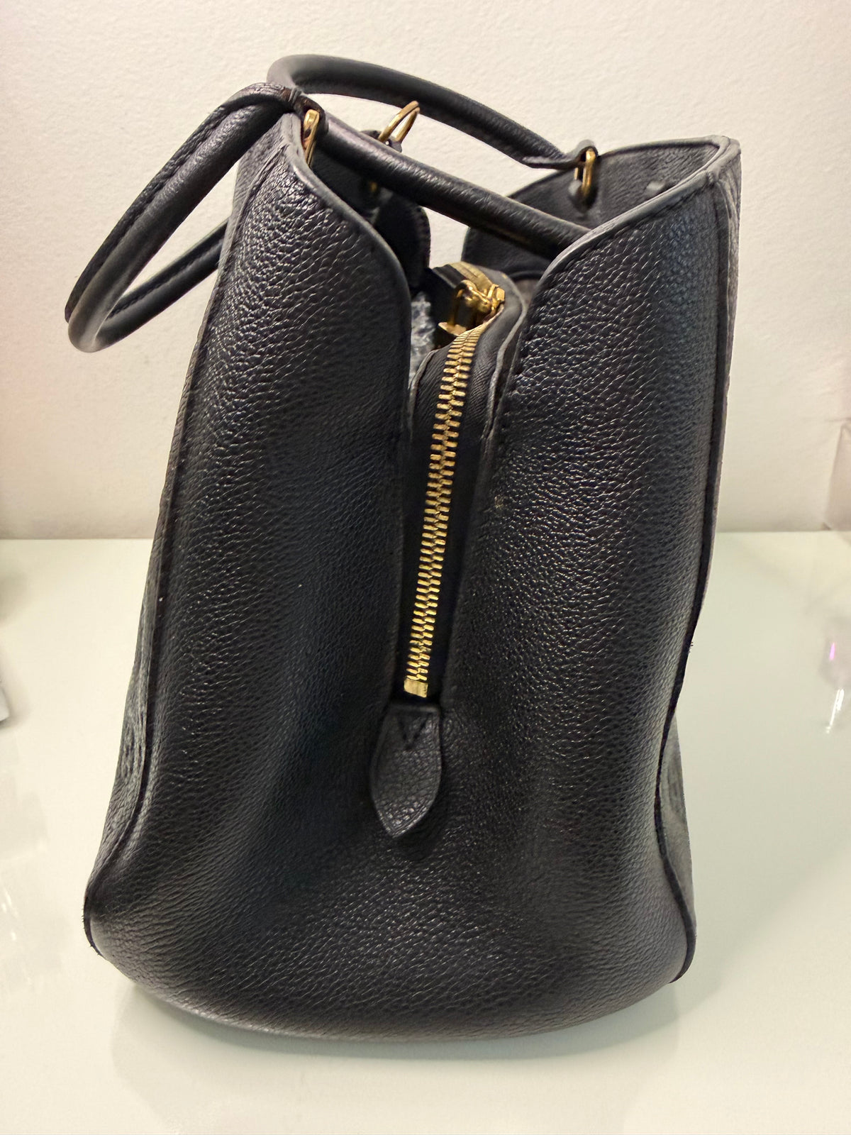 LV Monogram Empreinte Montaigne Black