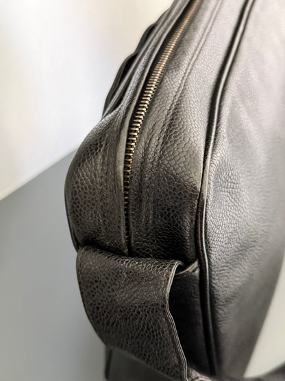 CHANEL Triple CC Black CaviarLeather Crossbody